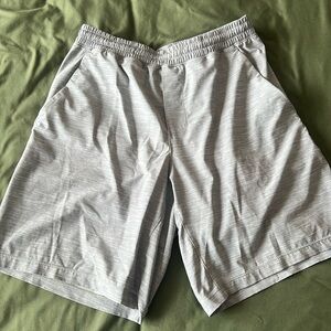 Grey lululemon athletic shorts